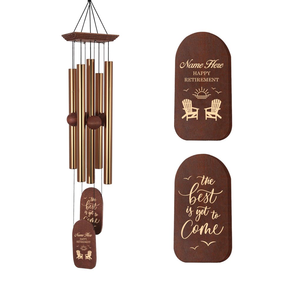 Astarin Personalized Wind Chimes for Retirement,Happy Retirement WindChimes Gifts-001 Astarin Personalized Wind Chimes for Retirement,Happy Retirement WindChimes Gifts-001
