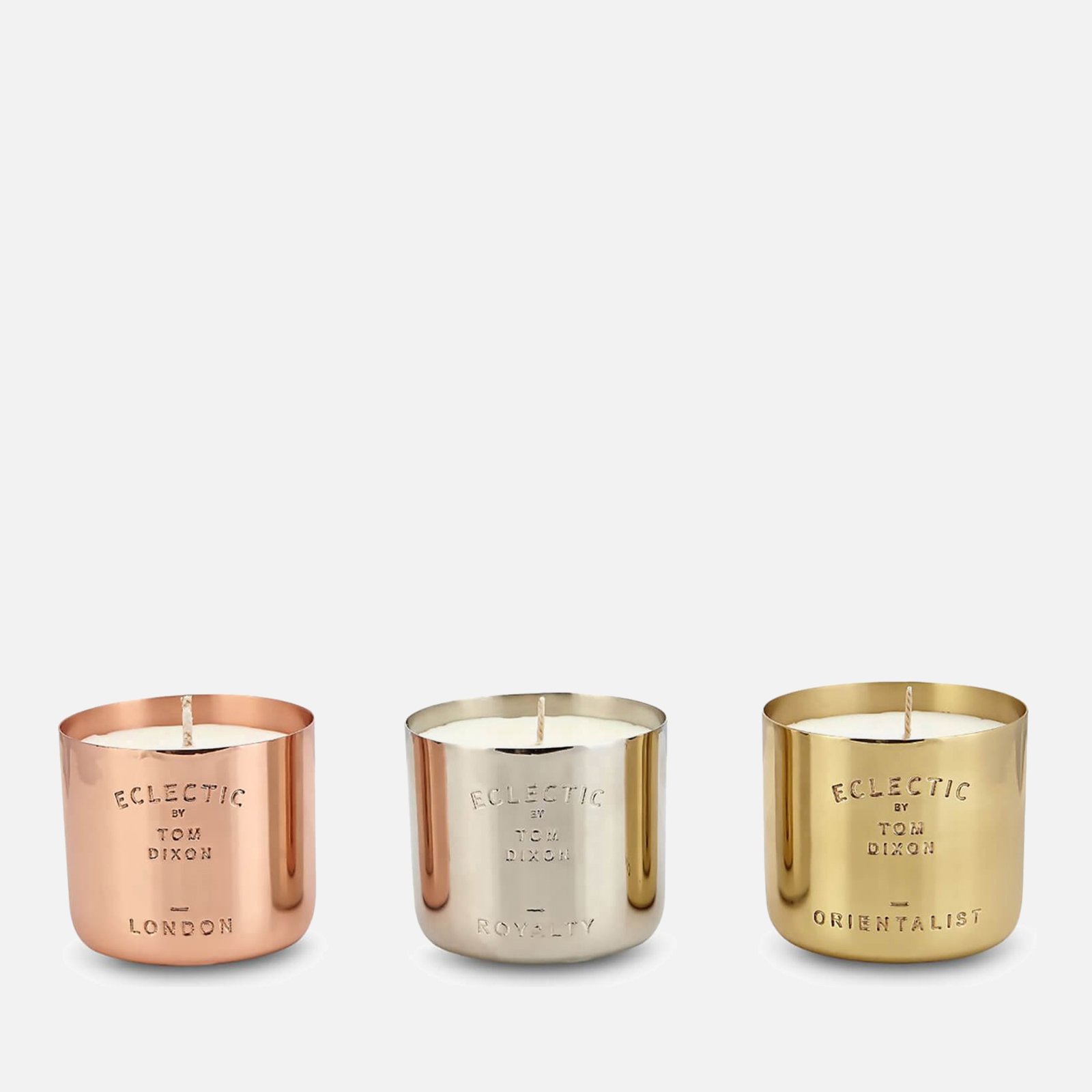 Tom Dixon Ecelctic Candle Gift Set - London, Root, Royalty Tom Dixon Ecelctic Candle Gift Set - London, Root, Royalty