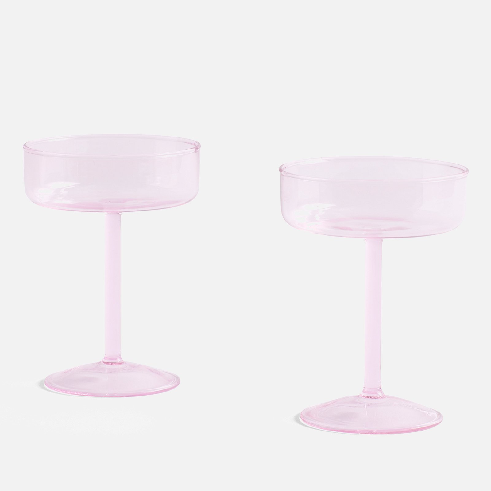HAY Tint Coupe Glass - Set Of 2 - Pink HAY Tint Coupe Glass - Set Of 2 - Pink
