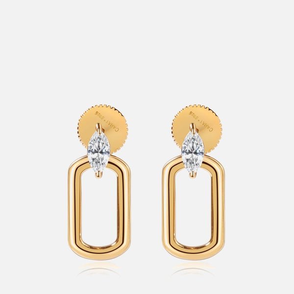 Carat London Tori Gold-Plated Sterling Silver Hoop Earrings Carat London Tori Gold-Plated Sterling Silver Hoop Earrings