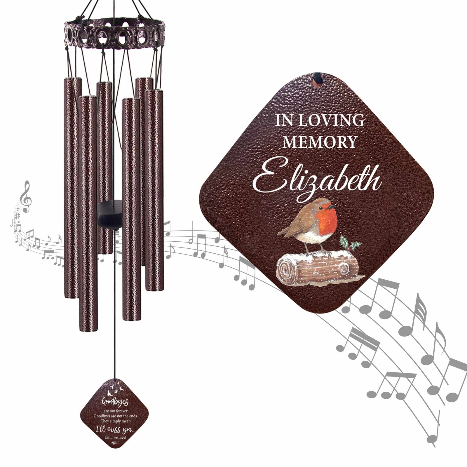 Astarin Personalized Memorial Wind Chimes,Sympathy Gift for loss of loved ones-135 Astarin Personalized Memorial Wind Chimes,Sympathy Gift for loss of loved ones-135