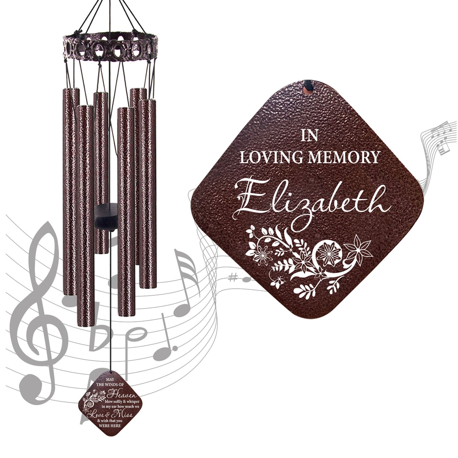Astarin Personalized Memorial Wind Chimes,Sympathy Gift for loss of loved ones-132 Astarin Personalized Memorial Wind Chimes,Sympathy Gift for loss of loved ones-132