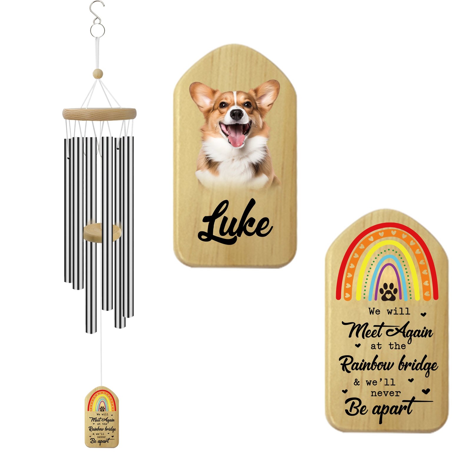 Astarin Personalized Pet Memorial and sympathy Wind Chimes,Pet Loss Gift-033 Astarin Personalized Pet Memorial and sympathy Wind Chimes,Pet Loss Gift-033