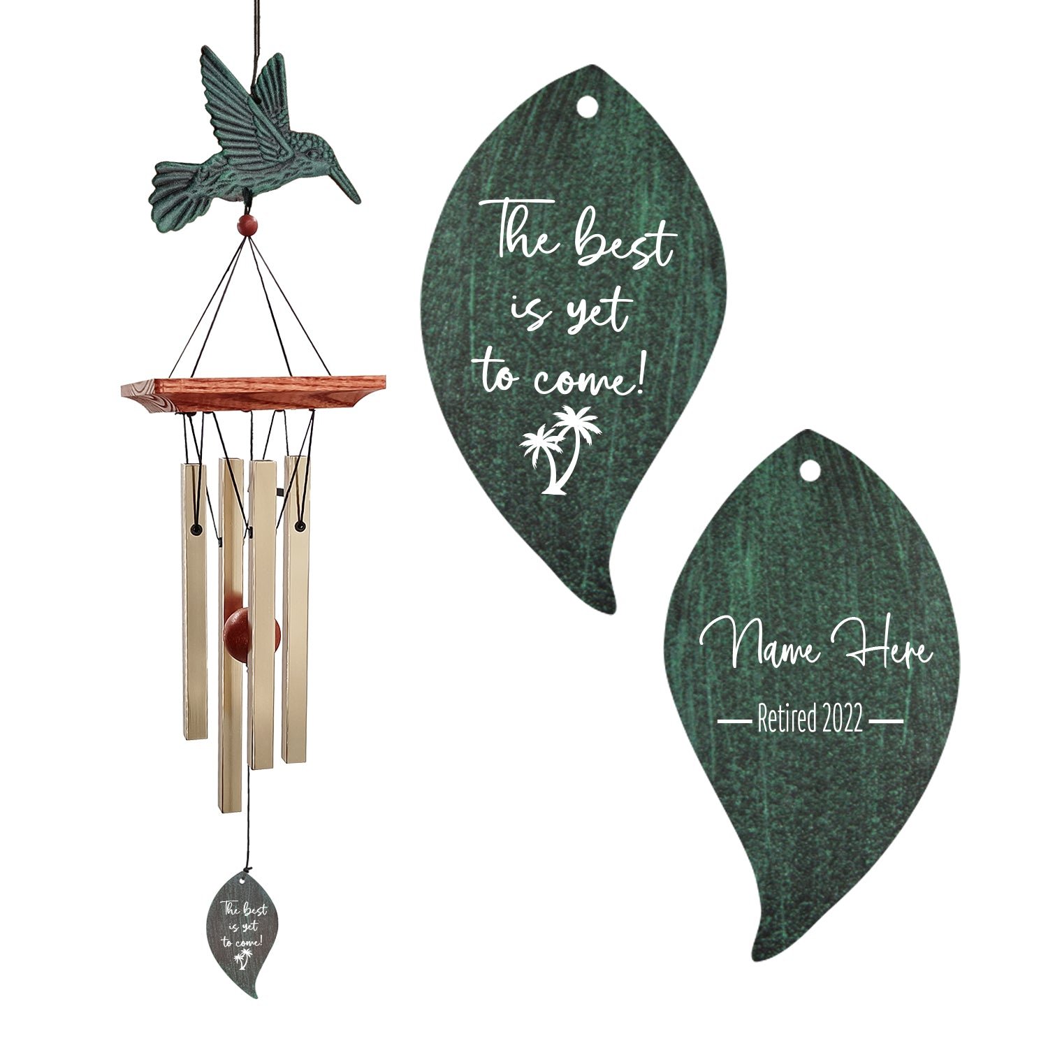 Astarin Personalized Wind Chimes for Retirement,Happy Retirement WindChimes Gifts-005 Astarin Personalized Wind Chimes for Retirement,Happy Retirement WindChimes Gifts-005