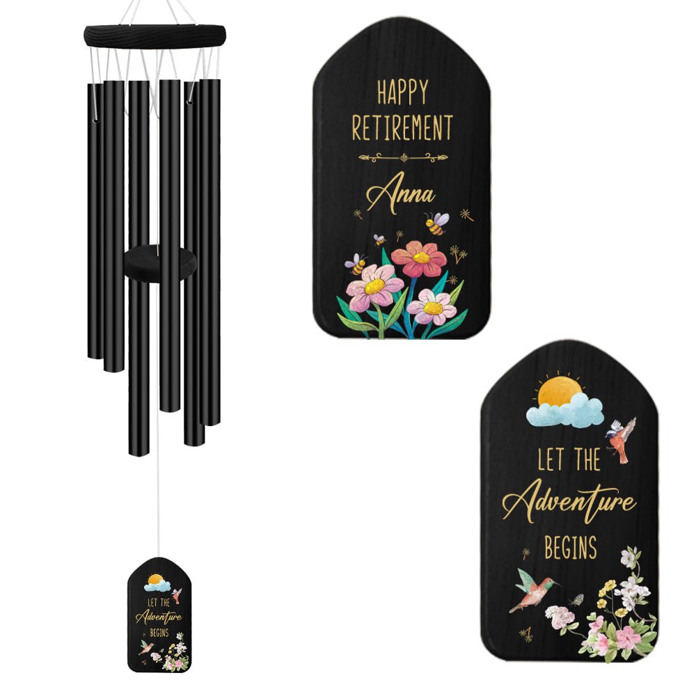 Astarin Personalized Wind Chimes for Retirement,Happy Retirement WindChimes Gifts-030 Astarin Personalized Wind Chimes for Retirement,Happy Retirement WindChimes Gifts-030