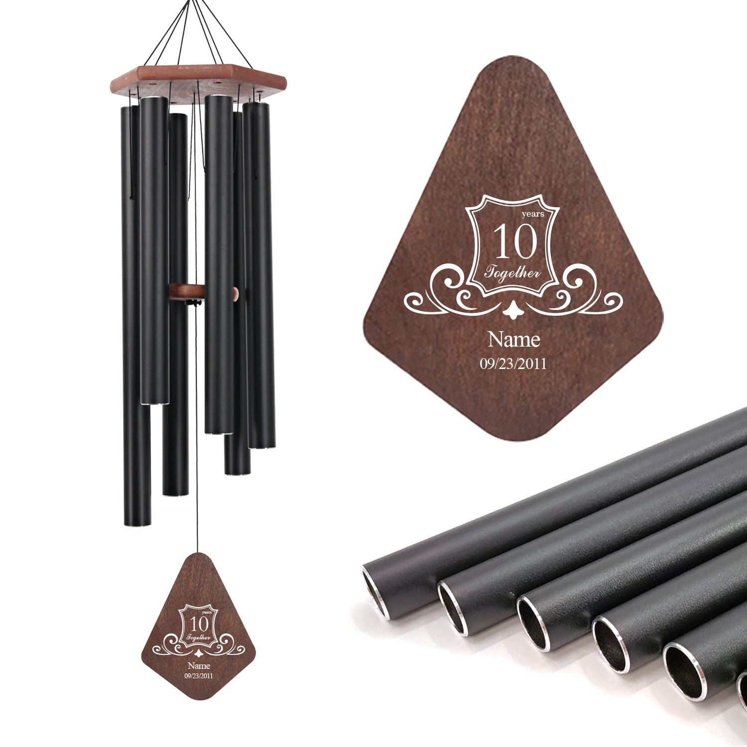 Astarin Personalized Wedding Anniversary Wind Chimes,Housewarming Wedding Gift -013 Astarin Personalized Wedding Anniversary Wind Chimes,Housewarming Wedding Gift -013