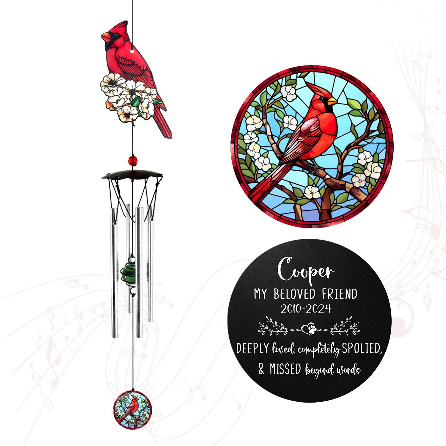 Astarin Personalized Pet Memorial and sympathy Wind Chimes,Pet Loss Gift-040 Astarin Personalized Pet Memorial and sympathy Wind Chimes,Pet Loss Gift-040
