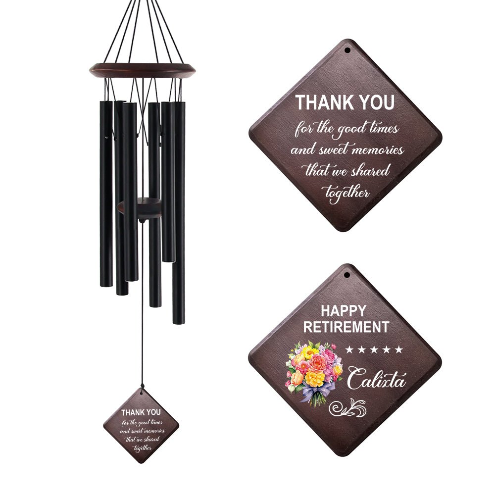 Astarin Personalized Wind Chimes for Retirement,Happy Retirement WindChimes Gifts-039 Astarin Personalized Wind Chimes for Retirement,Happy Retirement WindChimes Gifts-039