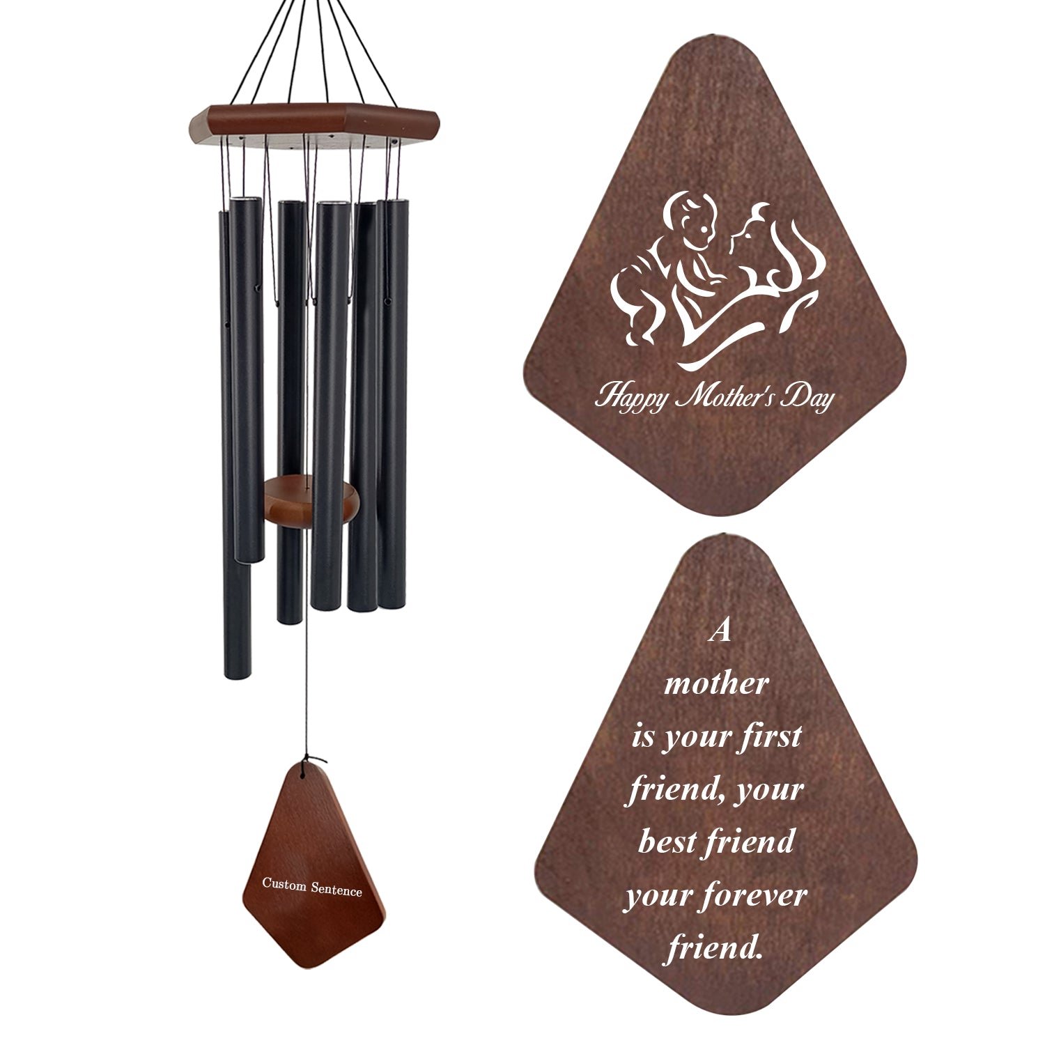 Astarin Personalized Mother's Day Gift Wind Chimes The best gift for mom-004 Astarin Personalized Mother's Day Gift Wind Chimes The best gift for mom-004