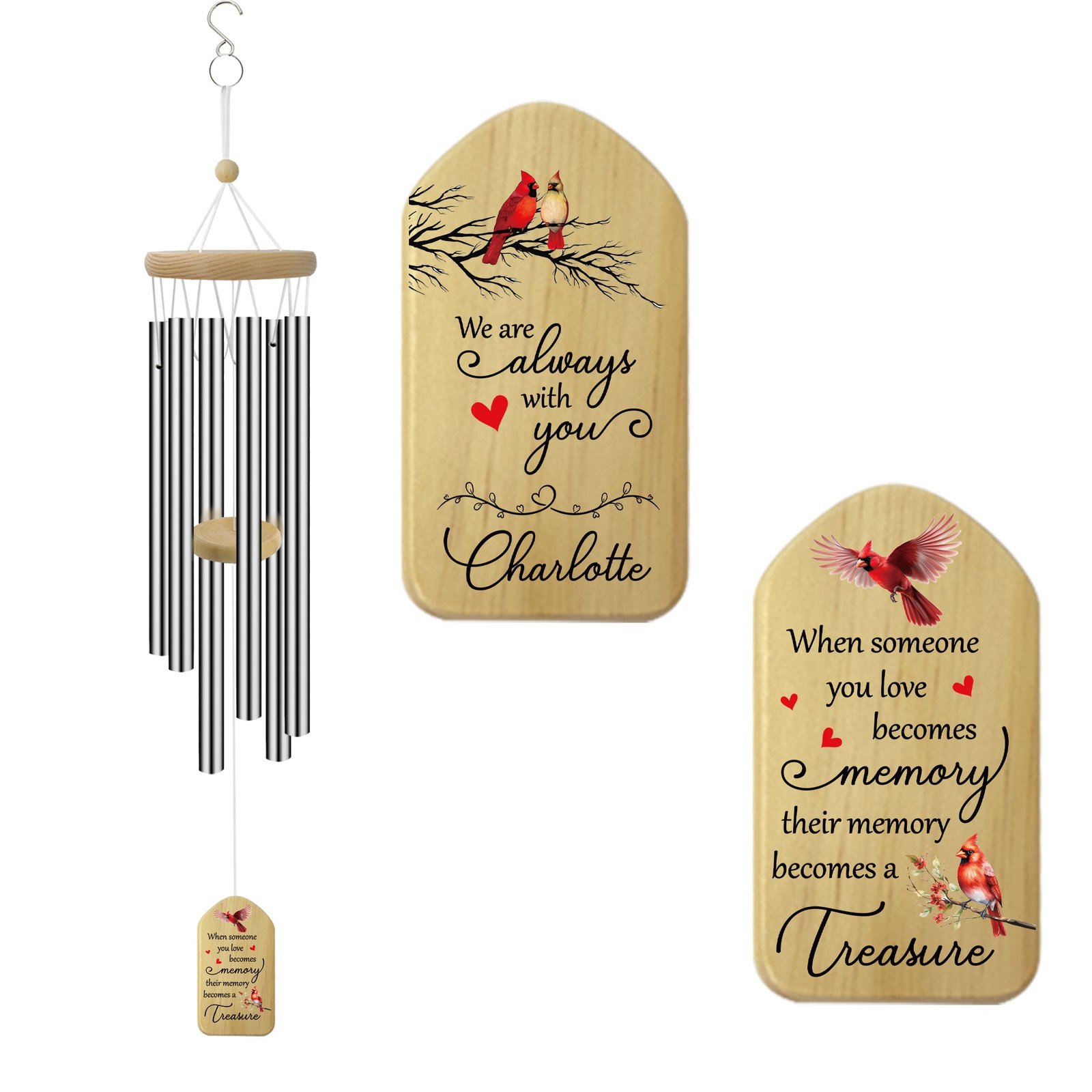 Astarin Personalized Memorial Wind Chimes,Sympathy Gift for loss of loved ones-102 Astarin Personalized Memorial Wind Chimes,Sympathy Gift for loss of loved ones-102