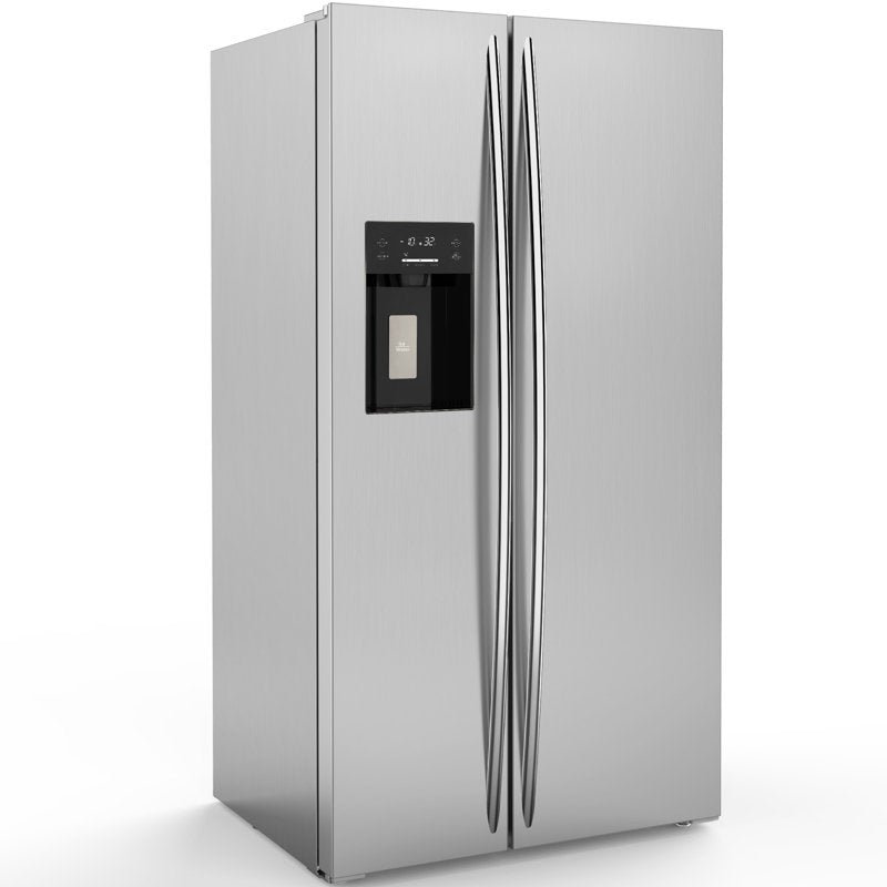 36" Side By Side 20.01 Cu. ft. Built-in Refrigerator with Freezer & Ice Maker Included 36" Side By Side 20.01 Cu. ft. Built-in Refrigerator with Freezer & Ice Maker Included