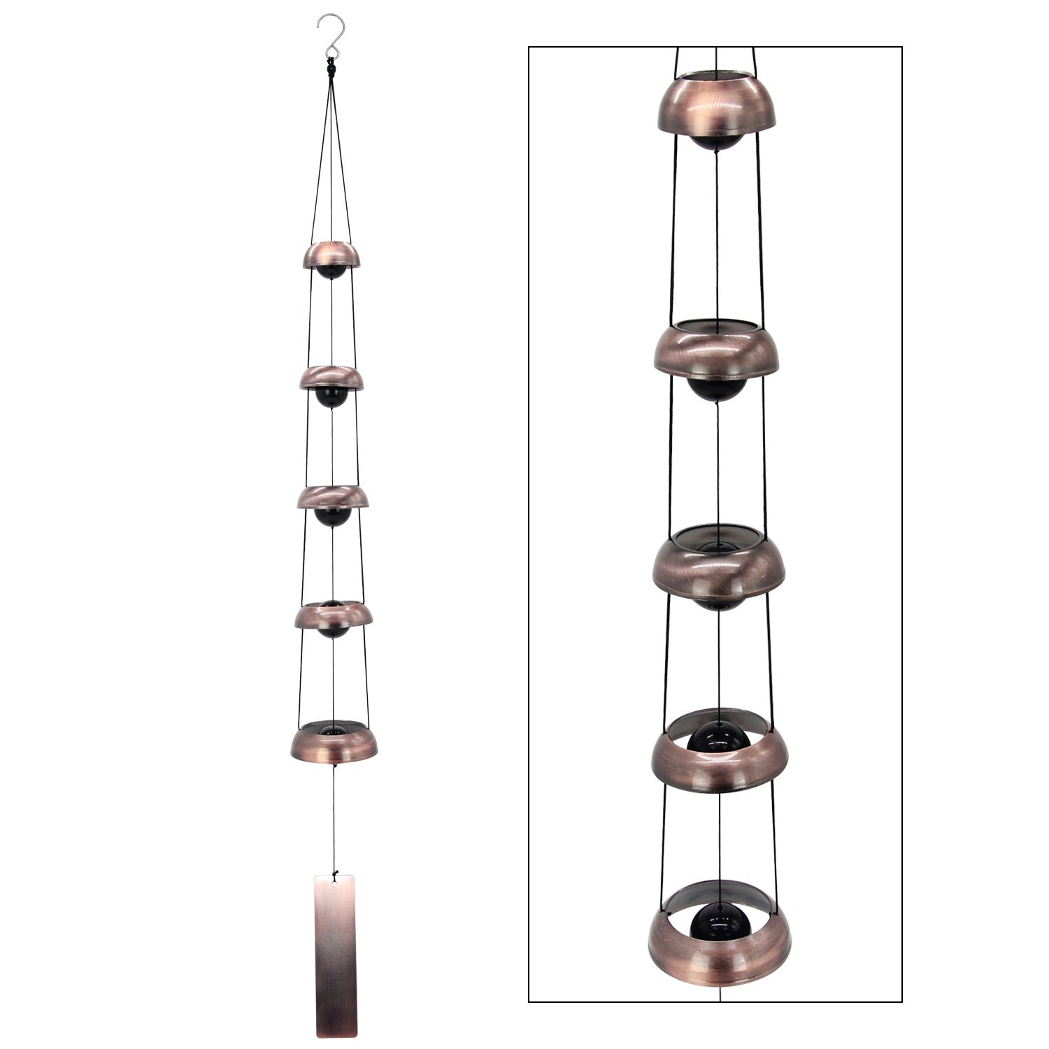 Temple Copper Wind Chimes - 36 Inch Temple Copper Wind Chimes - 36 Inch