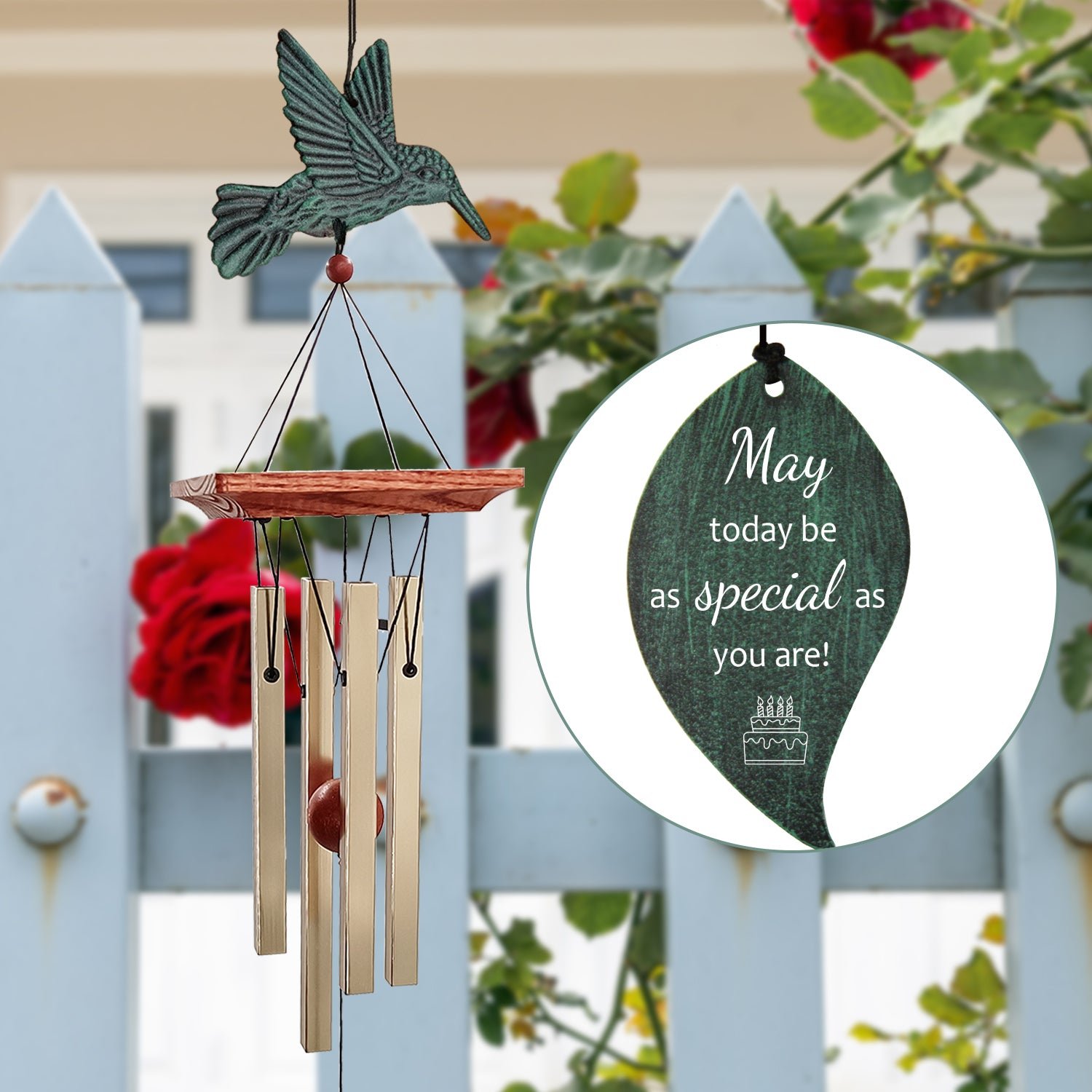 Astarin Personalized Birthday Gift Wind Chime,customized and exclusive blessings-002 Astarin Personalized Birthday Gift Wind Chime,customized and exclusive blessings-002