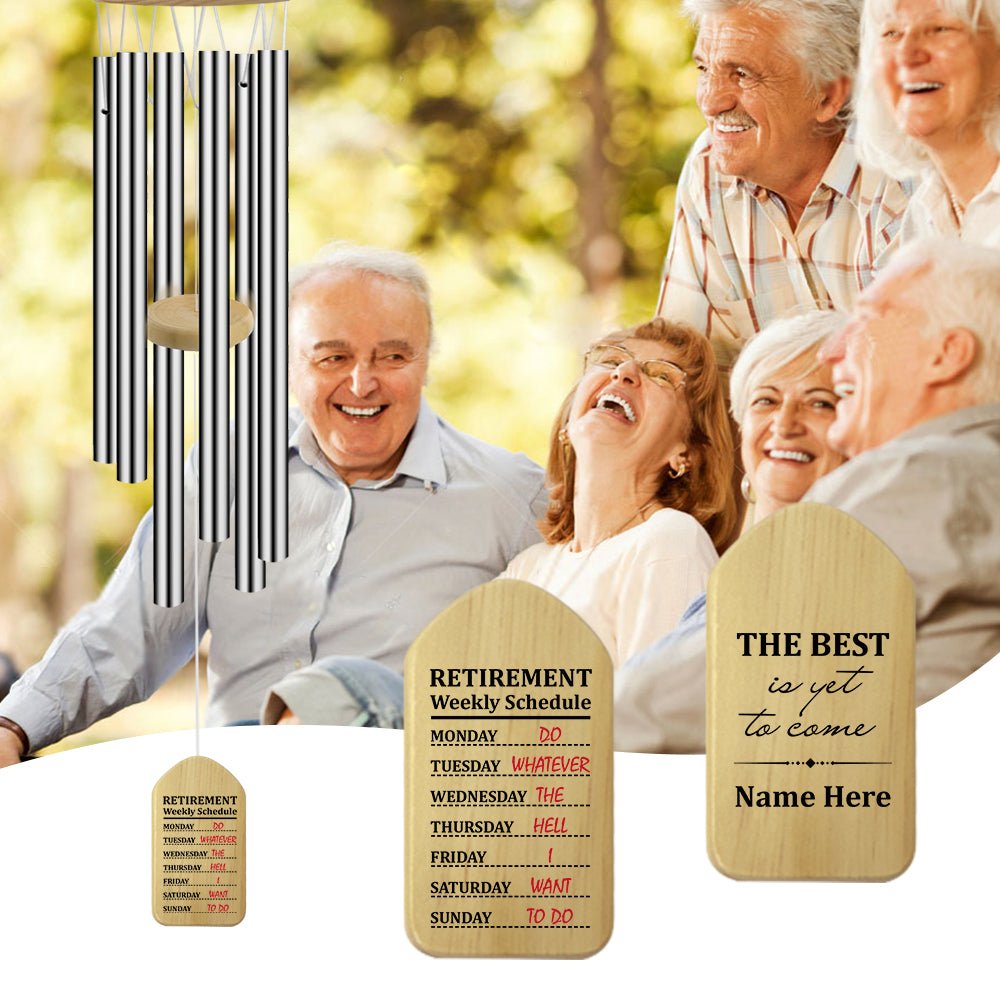 Astarin Personalized Wind Chimes for Retirement,Happy Retirement WindChimes Gifts-029 Astarin Personalized Wind Chimes for Retirement,Happy Retirement WindChimes Gifts-029