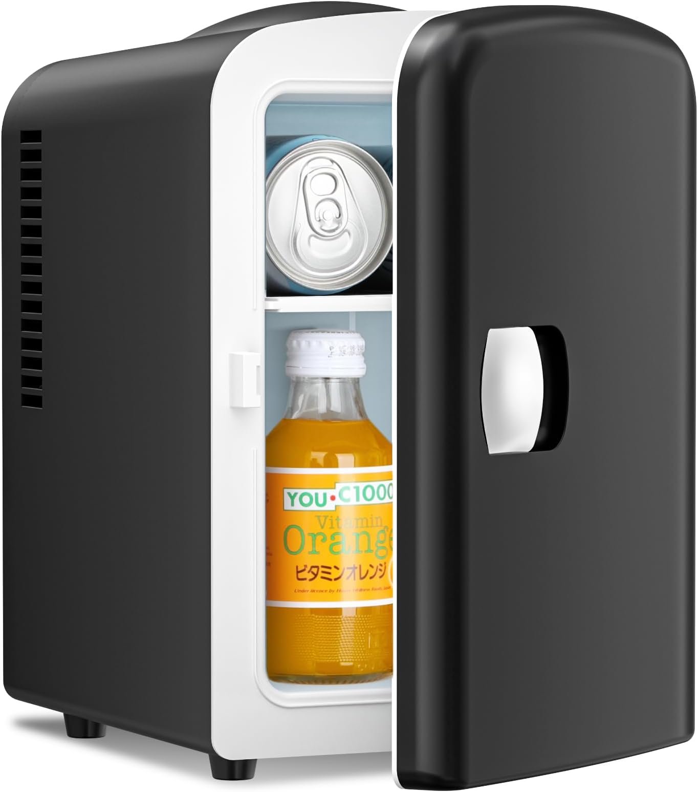 Compact Refrigerator, Portable Mini Fridge, Skin Care 4L Capacity/6 Cans F3404 Compact Refrigerator, Portable Mini Fridge, Skin Care 4L Capacity/6 Cans F3404