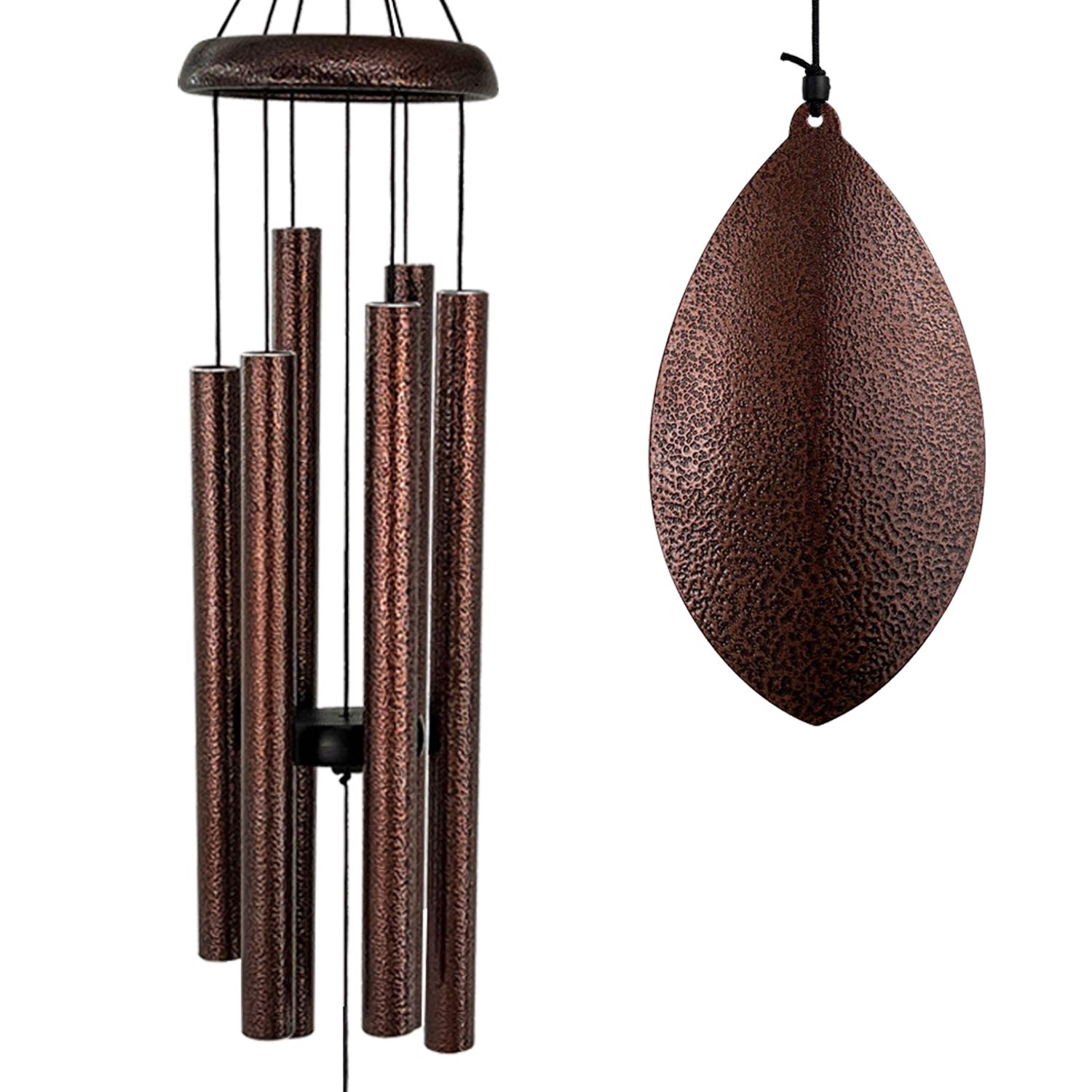 Leaf Series Wind Chimes- Memorial Melody 36 Inch Bronze Leaf Series Wind Chimes- Memorial Melody 36 Inch Bronze