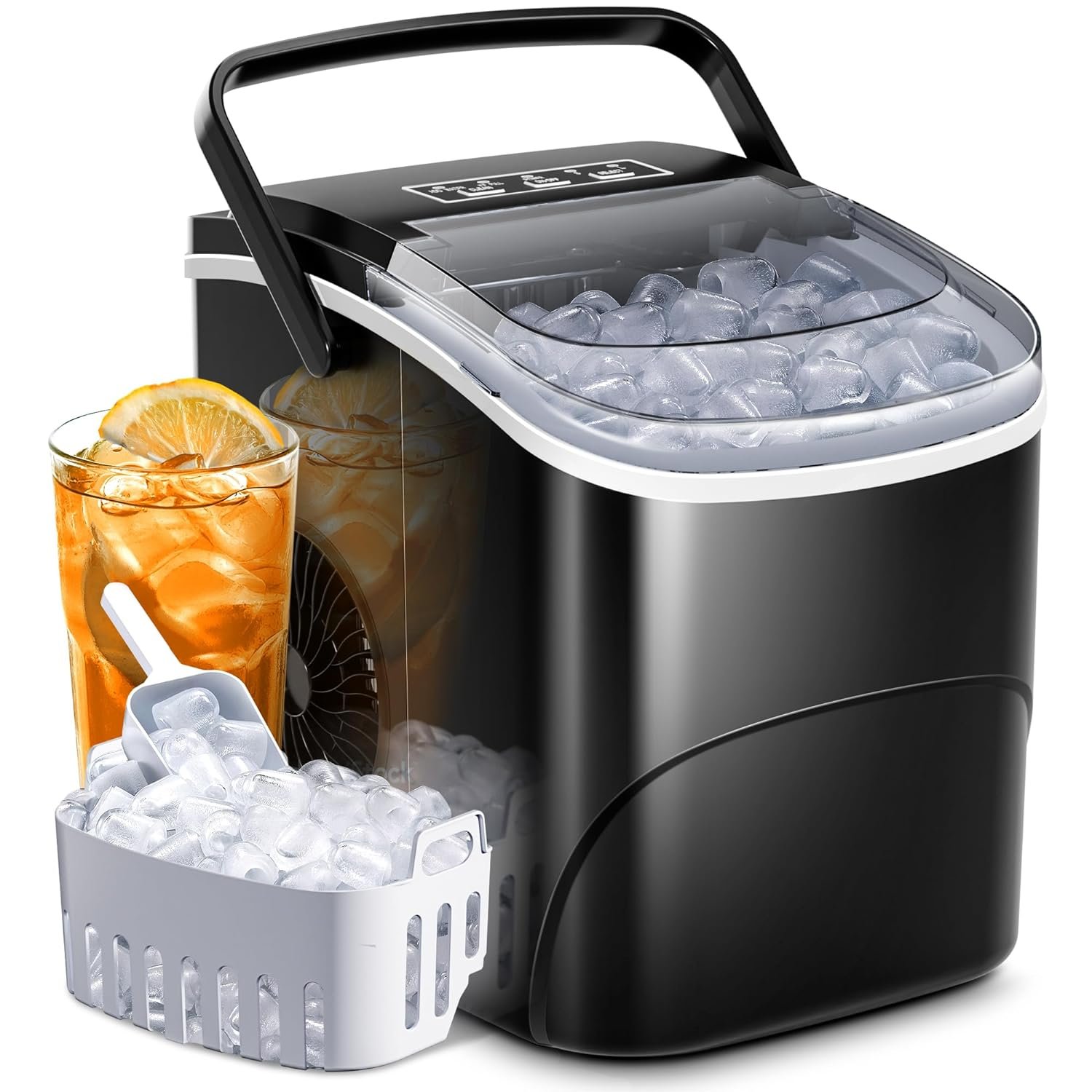 Kismile Ice Makers Countertop with Handle Z5812B Kismile Ice Makers Countertop with Handle Z5812B