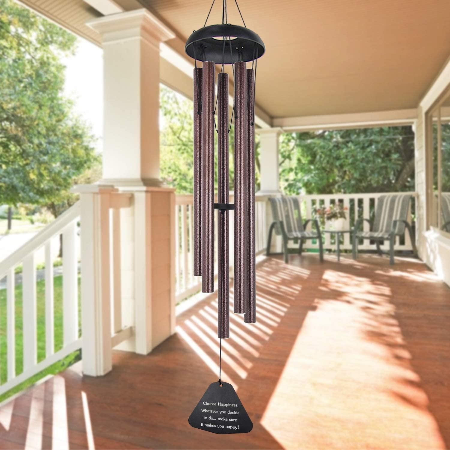 Mini Metal Series Wind Chimes- 36 Inch Bronze Mini Metal Series Wind Chimes- 36 Inch Bronze