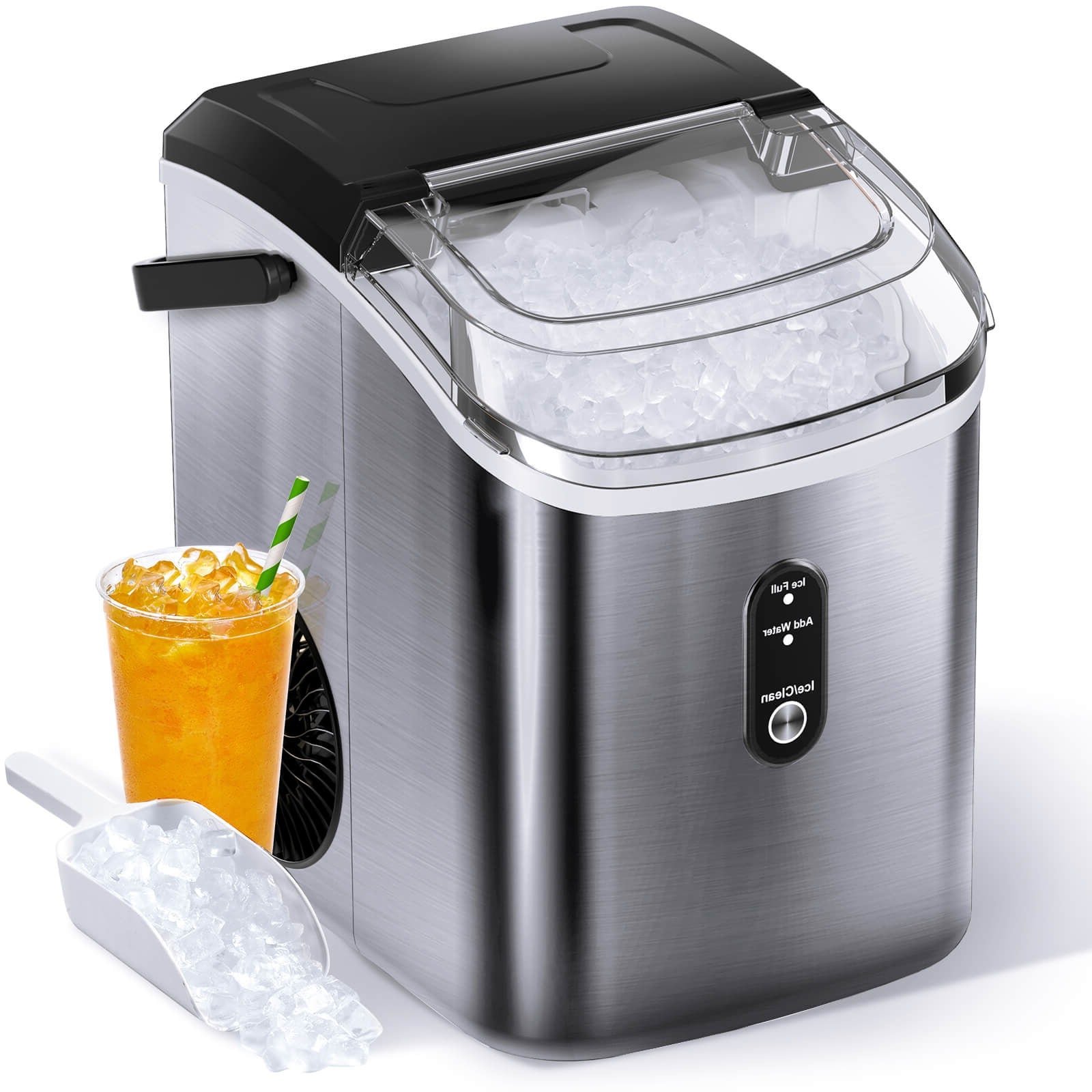 Nugget Sonic Ice Maker Stainless Steel Z5815SNH Nugget Sonic Ice Maker Stainless Steel Z5815SNH