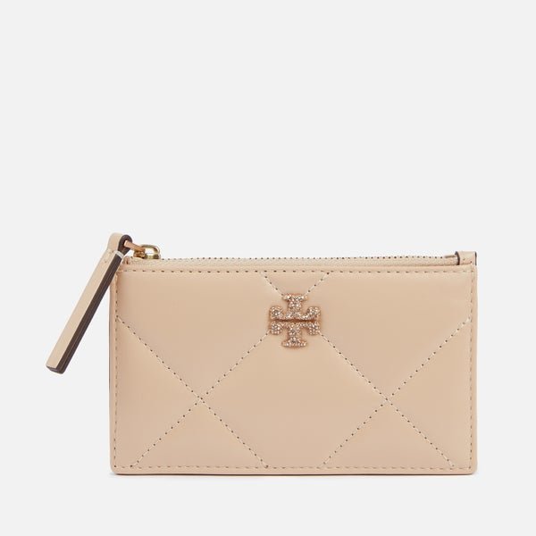 Tory Burch Kira Quilted Pav Logo Leather Card Case Tory Burch Kira Quilted Pav Logo Leather Card Case