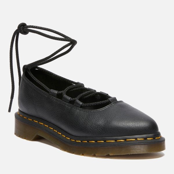 Dr. Martens Women's Elphie II Leather Lace Up Flats Dr. Martens Women's Elphie II Leather Lace Up Flats