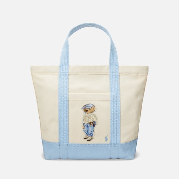 Polo Ralph Lauren Bear Canvas Tote Bag Polo Ralph Lauren Bear Canvas Tote Bag