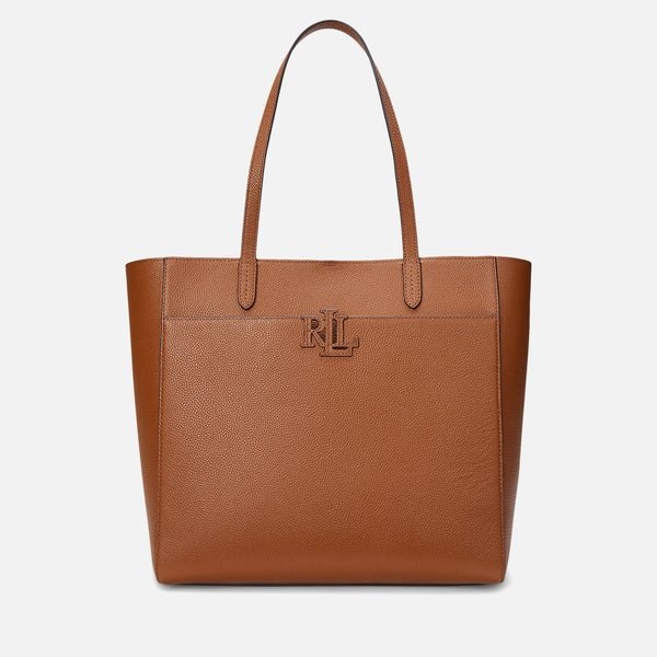 Lauren Ralph Lauren Camryn Pebble-Grain Leather Tote Bag Lauren Ralph Lauren Camryn Pebble-Grain Leather Tote Bag