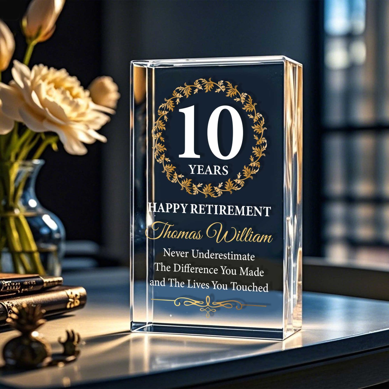 Personalized Retirement Gifts for Men Women 2025 Happy Retire Present Decorations Crystal Plaque Keepsakes Best Retirement Gift Ideas for Boss Coworker Retired Teacher Doctor Friends Mom Personalized Retirement Gifts for Men Women 2025 Happy Retire Present Decorations Crystal Plaque Keepsakes Best Retirement Gift Ideas for Boss Coworker Retired Teacher Doctor Friends Mom