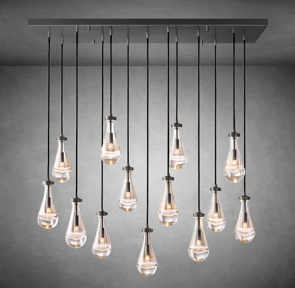 Raindrop Rectangular Chandelier Raindrop Rectangular Chandelier