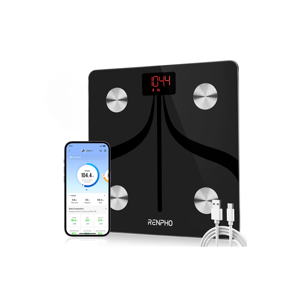 Elis 1 Smart Body Scale (USB Chargeable) Elis 1 Smart Body Scale (USB Chargeable)