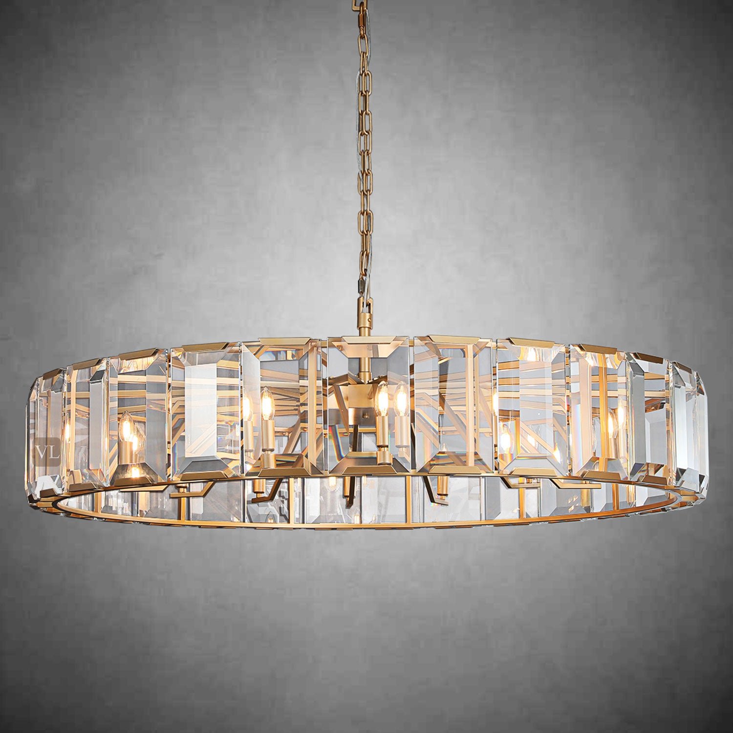 Hartley Crystal Round Chandelier Hartley Crystal Round Chandelier