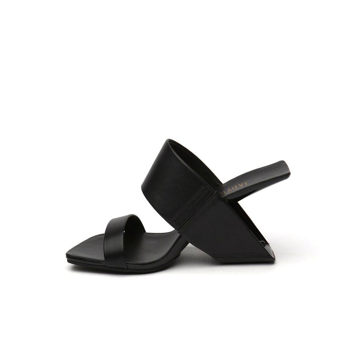 Two-Strap Square-Toe Mules Two-Strap Square-Toe Mules
