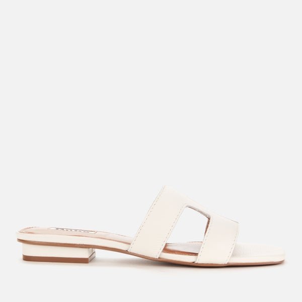 Dune London Women's Loupe Leather Sandals - White Dune London Women's Loupe Leather Sandals - White