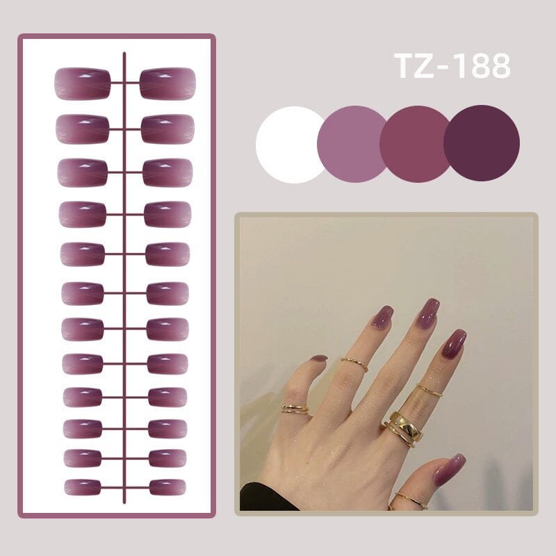 24pcs Press on Nails TZ-188 24pcs Press on Nails TZ-188