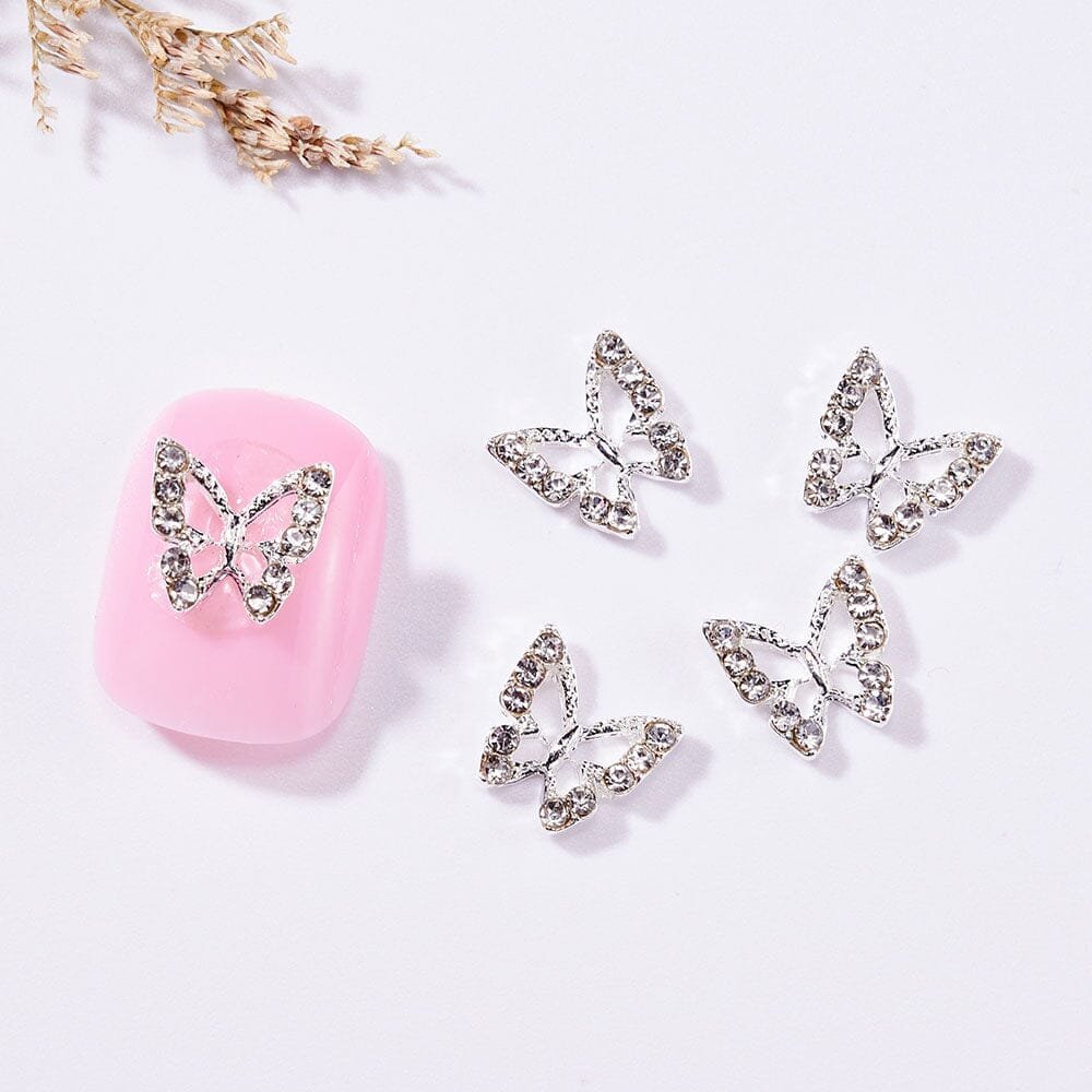 10pcs Alloy Rhinestones Nail Decoration #01 Butterfly 10pcs Alloy Rhinestones Nail Decoration #01 Butterfly