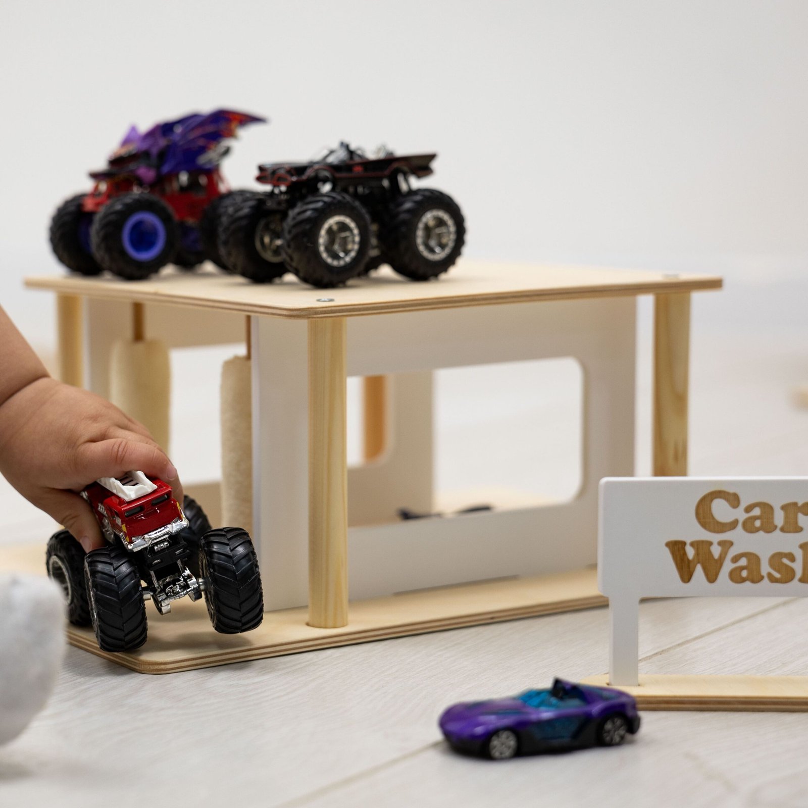 Wooden Car Wash Toy Wooden Car Wash Toy