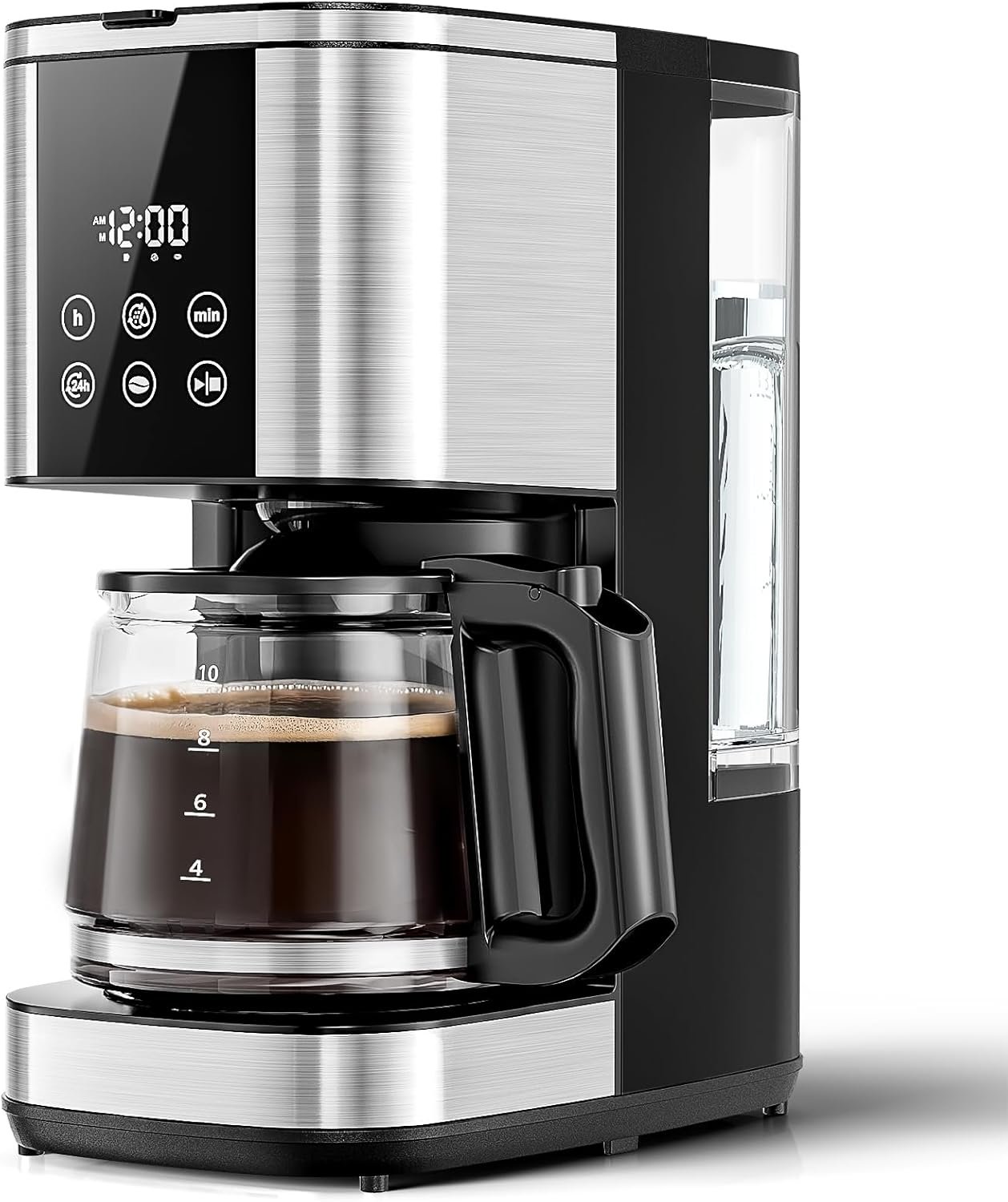 Kismile 10 Cup Drip Coffee maker with Led Display & Touch Screen CM3743 Kismile 10 Cup Drip Coffee maker with Led Display & Touch Screen CM3743