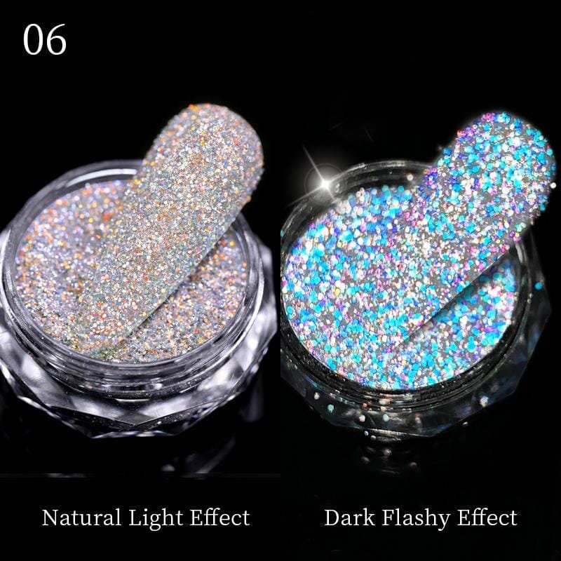 Reflective Glitter Nail Powder #06 Reflective Glitter Nail Powder #06
