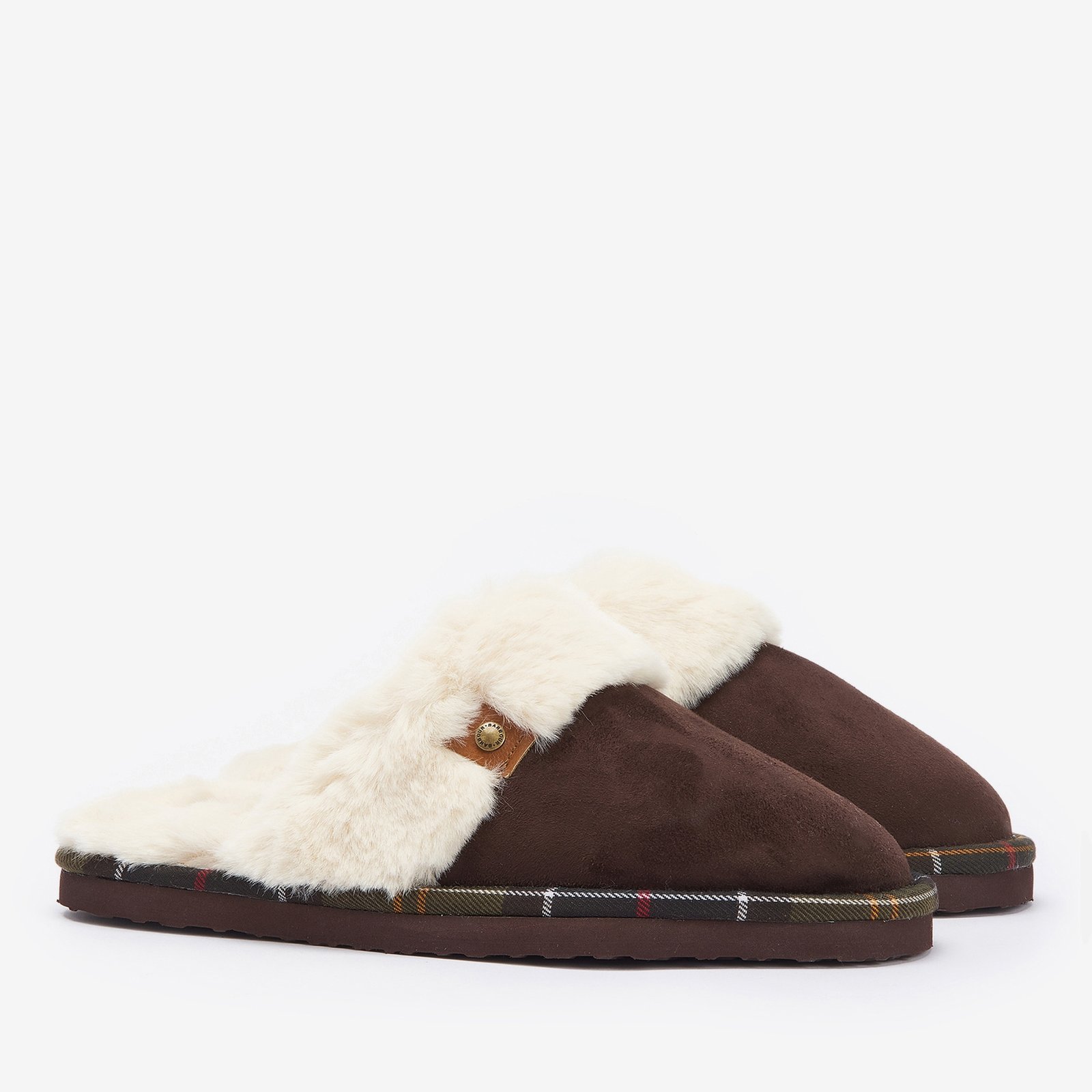 Barbour Claudia Faux Suede Mule Slippers Barbour Claudia Faux Suede Mule Slippers