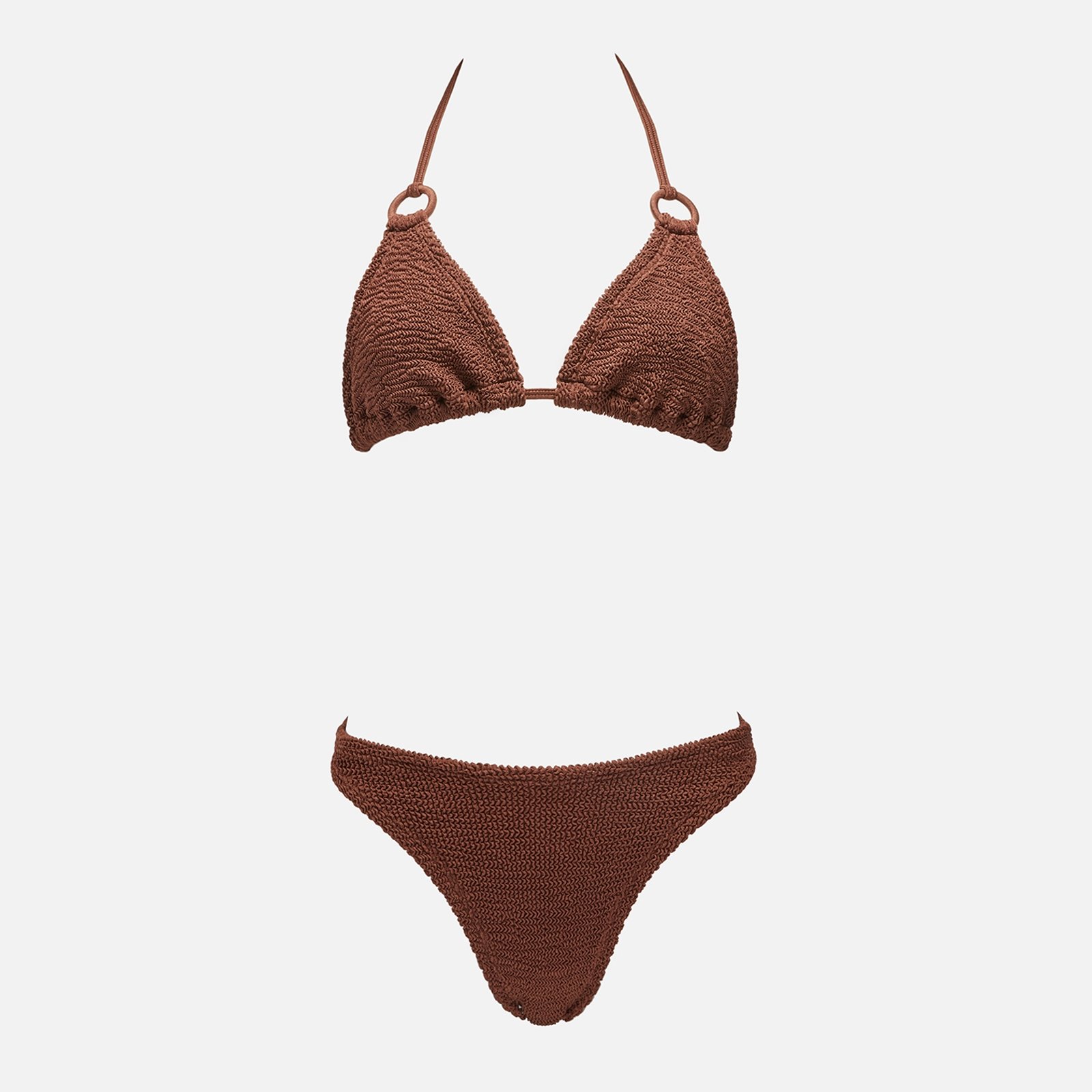 Hunza G Eva Crinkle Seersucker Bikini Hunza G Eva Crinkle Seersucker Bikini