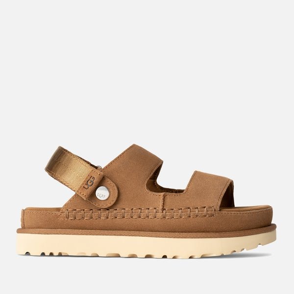 UGG Women's Goldenstar Glide Suede Double Strap Sandals UGG Women's Goldenstar Glide Suede Double Strap Sandals