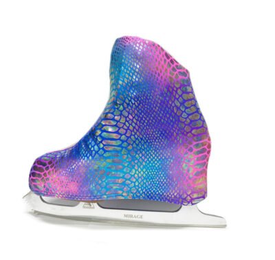 Metalic Figure Skating Boot Covers by Kami-So - Sunset Python