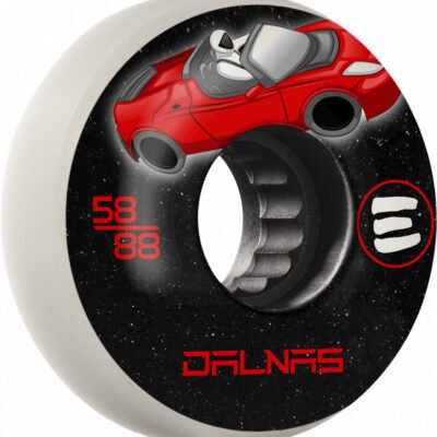 Eulogy Pro Jeff Dalnas Signature Wheel Rocket Man Aggressive Inline Wheel 58mm 88A 4pk White - Refurbished