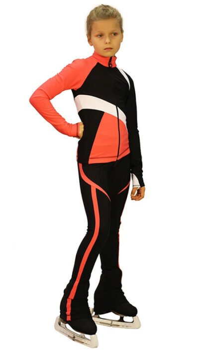 IceDress - IceDress Ice Skating Thermal Pants - Split (Size CXL, Coral)