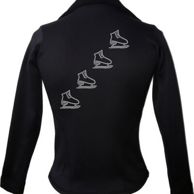 Kami-So Polartec Ice Skating Jacket - Spiral Design 2