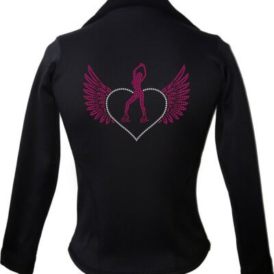 Kami-So Polartec Ice Skating Jacket - Skater Heart wings 3