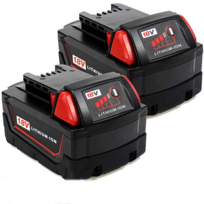 6.5Ah For Milwaukee 18V Battery Replacement 48-11-1811  M18 Li-ion Battery 2 Pack