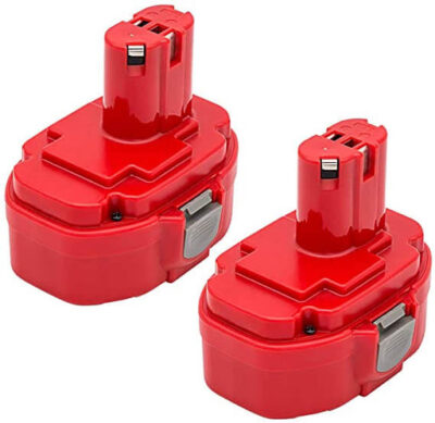 For Makita 18V Battery 1822  Ni-Mh Replacement Battery Compatible for Makita 1823 1833 1834 1835 1835F 2 Pack