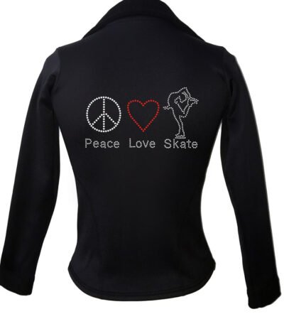 Kami-So Polartec Ice Skating Jacket - Peace Love Skate 2