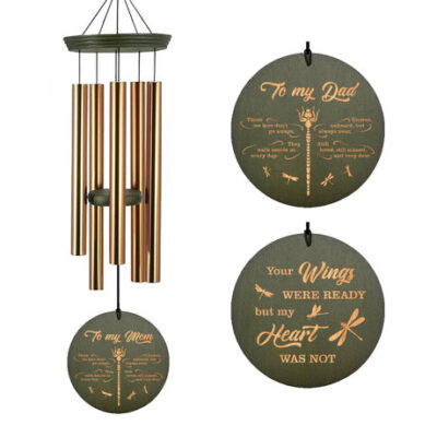 Astarin Personalized Memorial Wind Chimes,Sympathy Gift for loss of loved ones-006